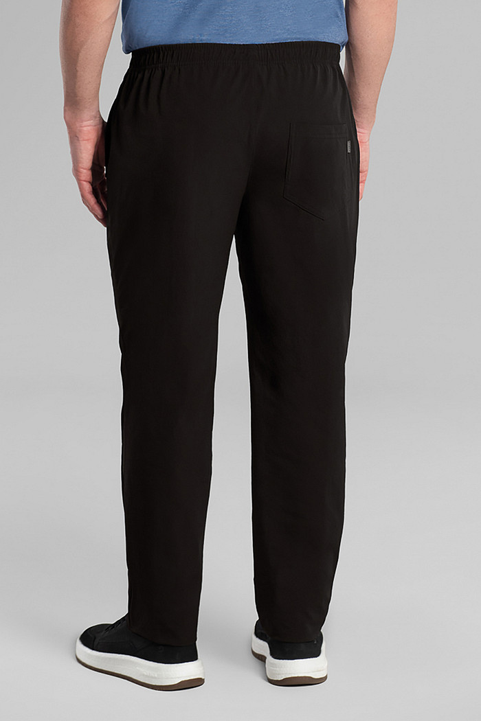 Calça com cadarço interno e bolso em way bi stretch Aurus