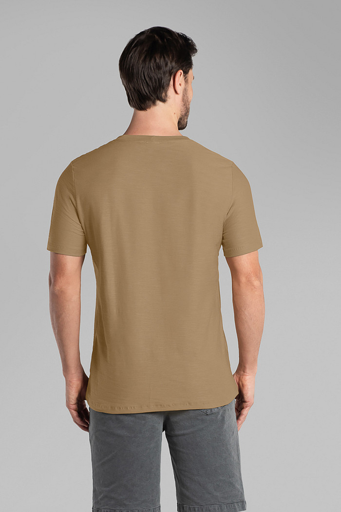 Camiseta em meia malha flamê Aurus