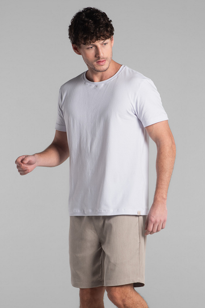 Camiseta slim em cotton Aurus