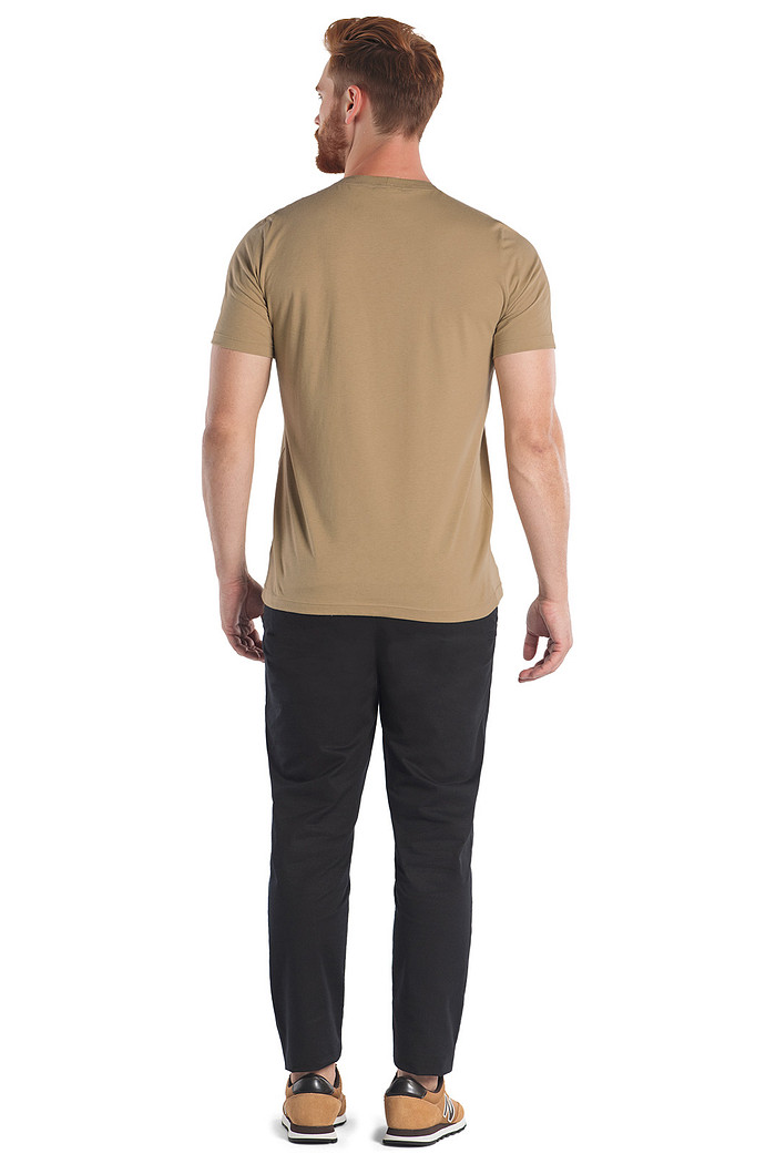 Camiseta em meia malha flamê estampada Aurus