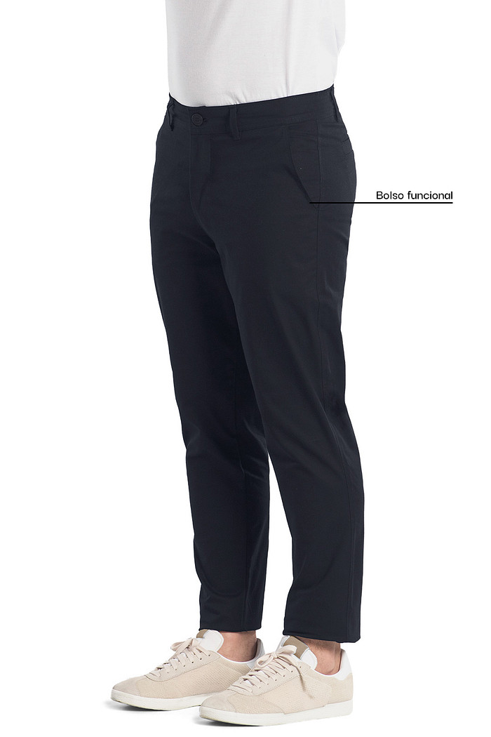 Calça chino em sarja Caribe light Aurus