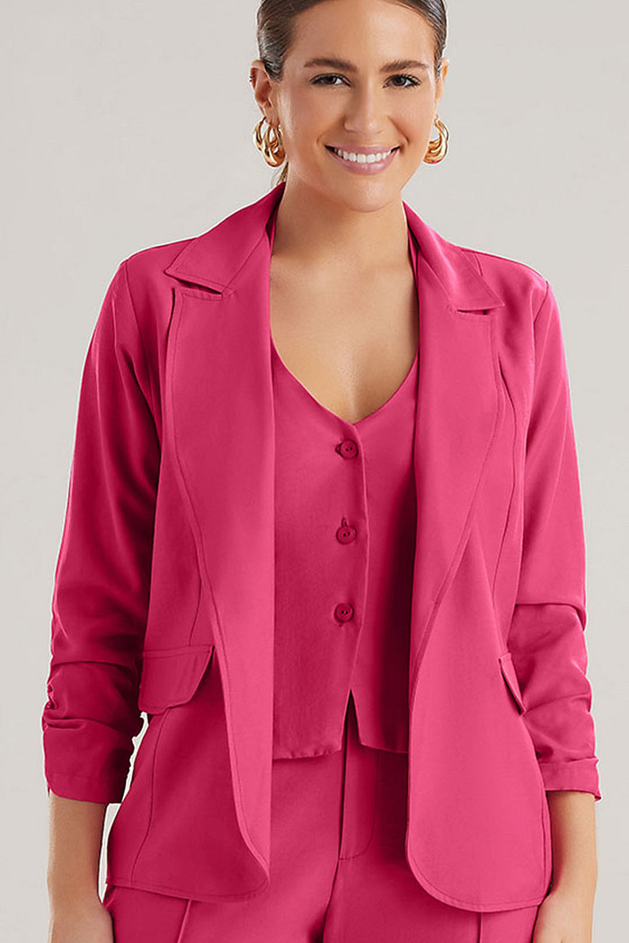 Blazer em alfaiataria