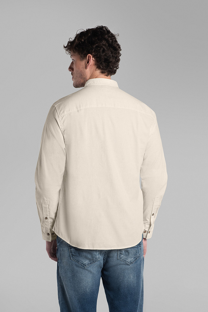 Camisa manga longa comfort em linho deluxe Aurus