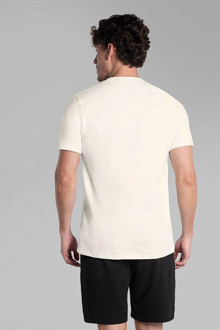 Camiseta em meia malha com estampa Aurus