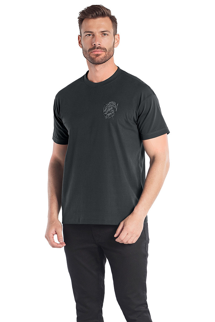 Camiseta over em malhão com estampa Aurus