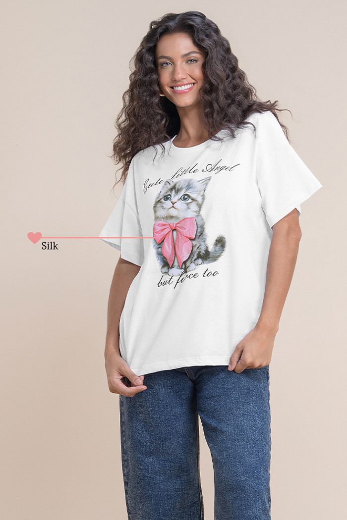 Blusa estampa gatinho