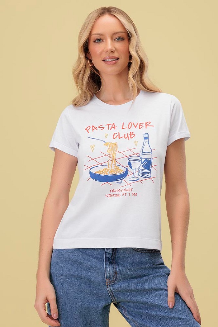 Blusa pasta lover