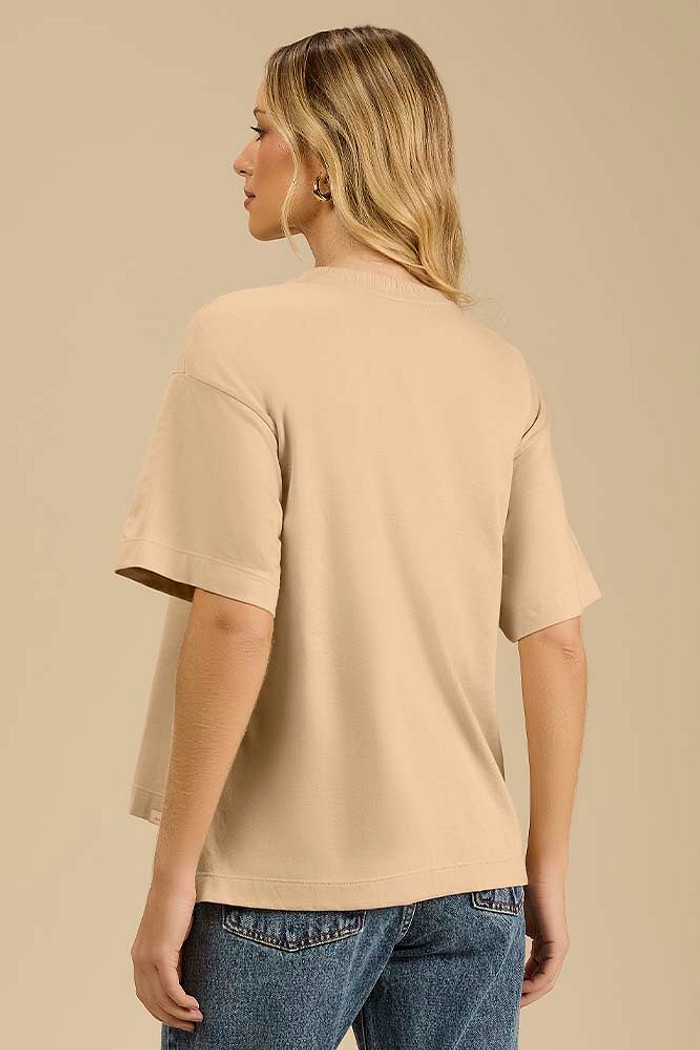 Blusa chenille em meia malha