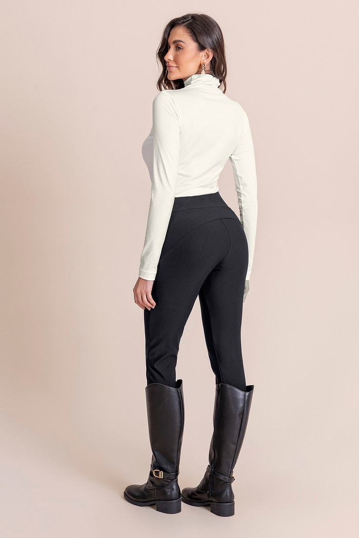 Calça legging montaria em microgorgurinho