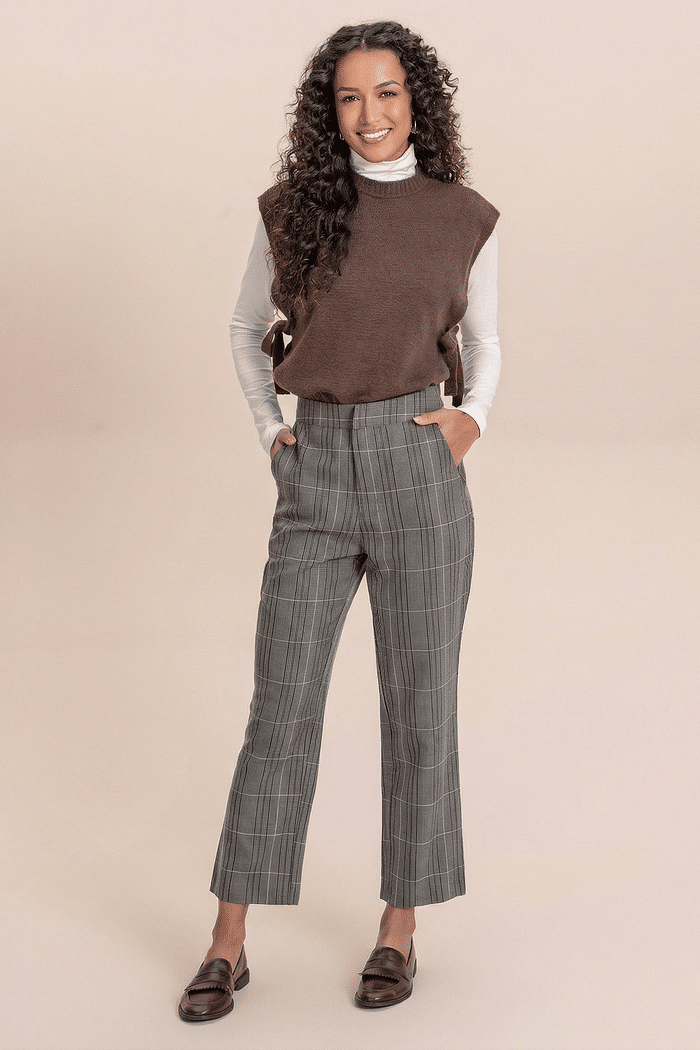 Calça xadrez Angel