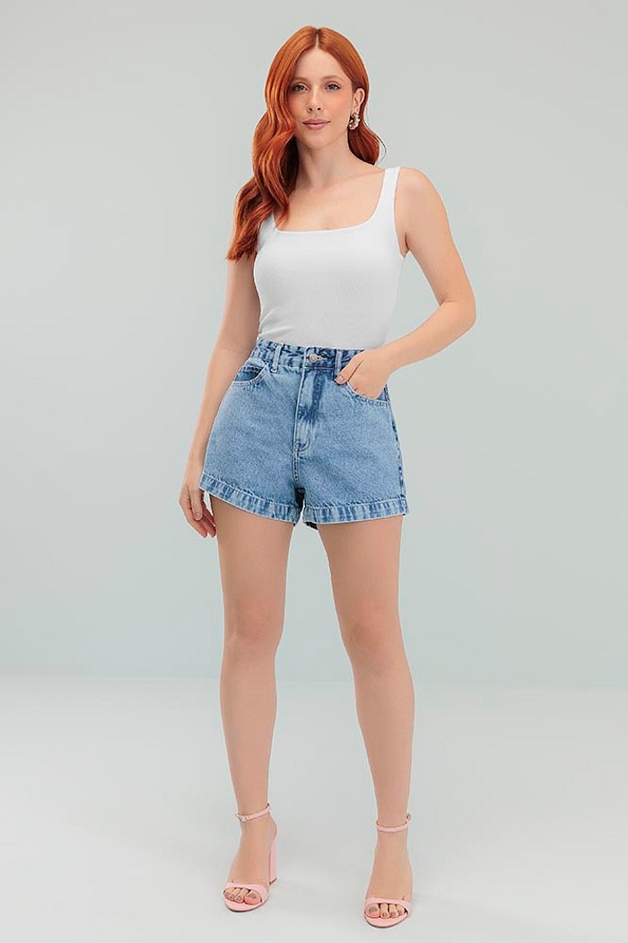 Shorts hot pants em jeans