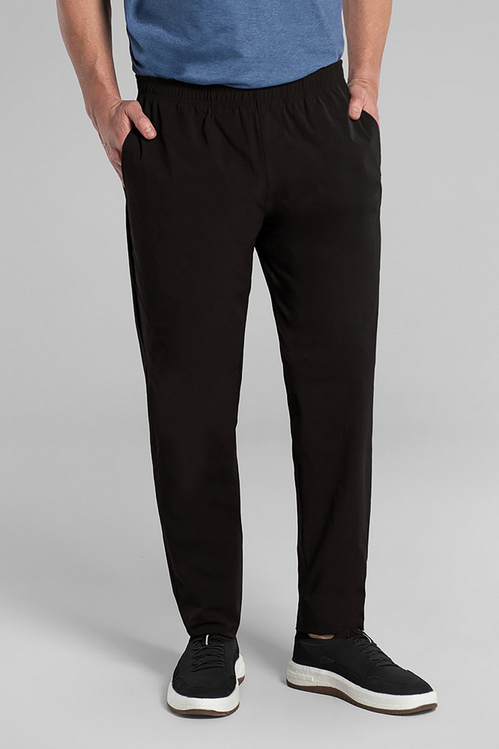 Calça com cadarço interno e bolso em way bi stretch Aurus