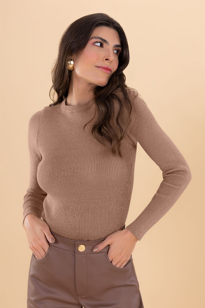 Blusa em tricot