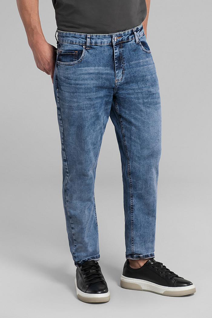 Calça slim em jeans Aurus