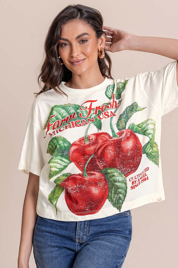 Blusa cherry Angel