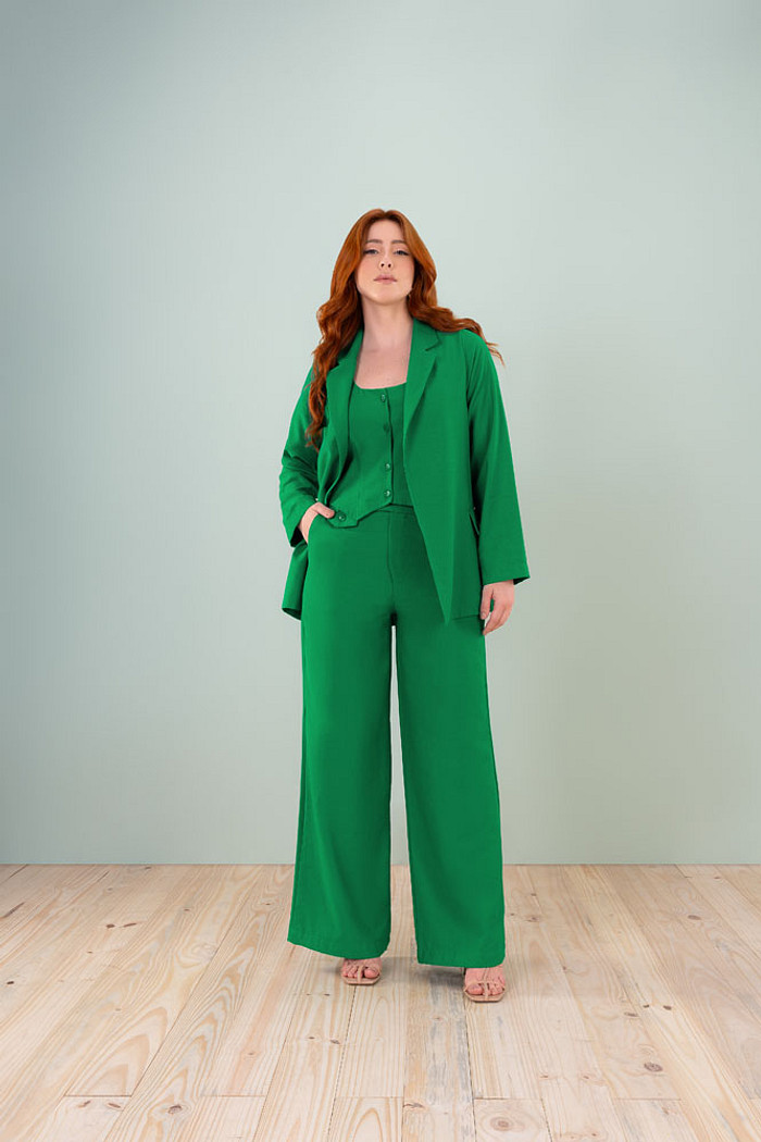 Blazer em alfaiataria