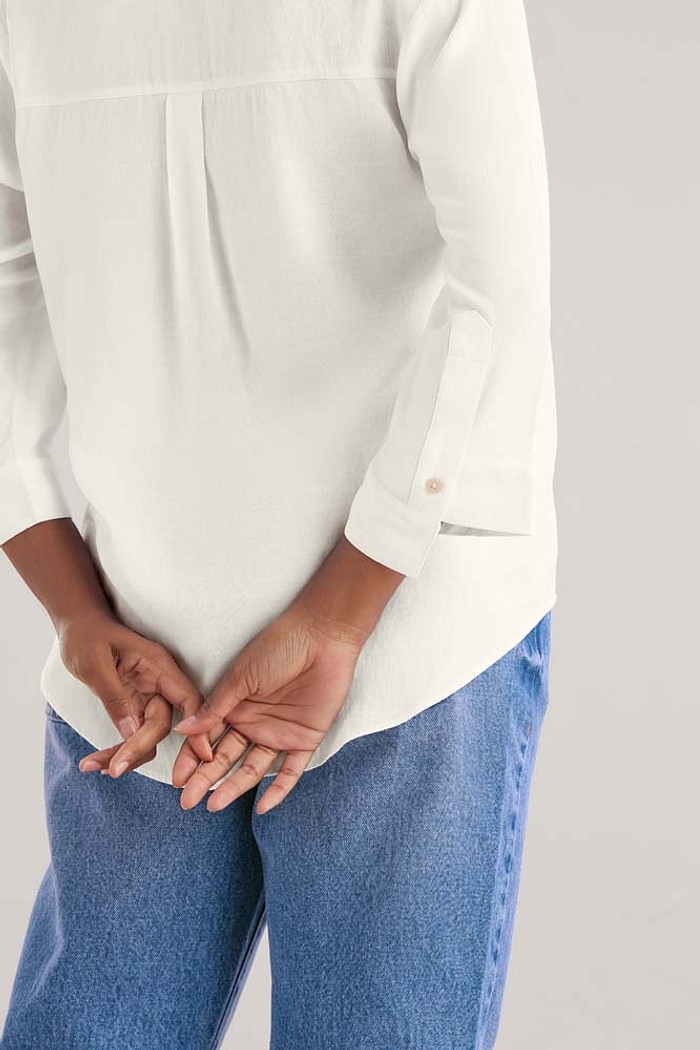 Camisa em tecido Slub