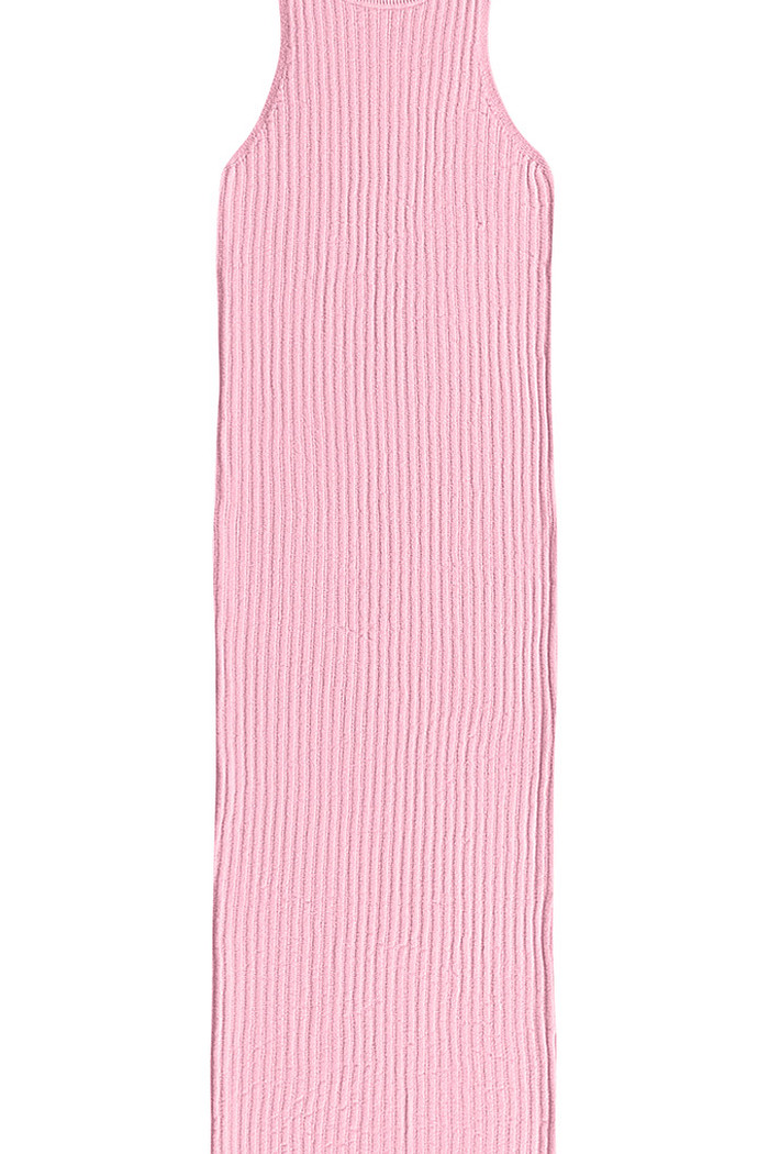 Vestido midi em tricot