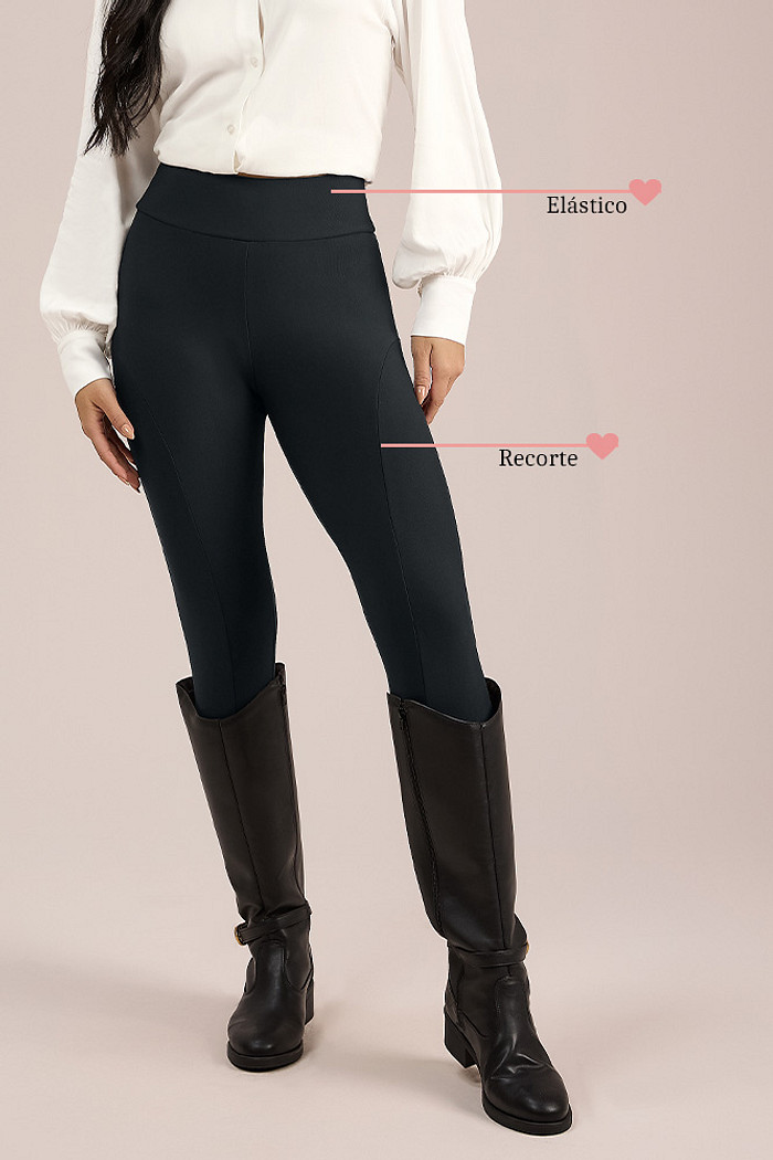 Calça legging montaria em microgorgurinho