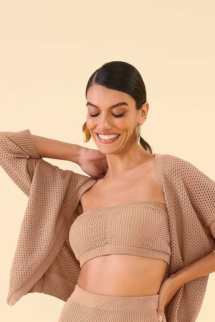 Sobreposição em tricot