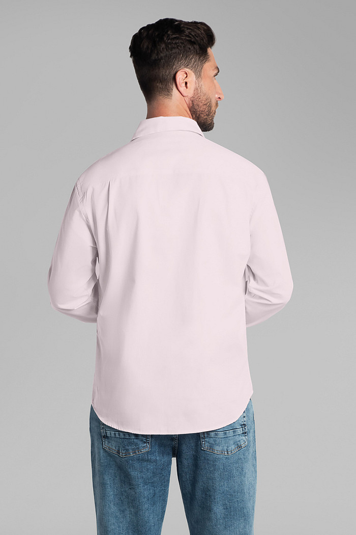 Camisa manga longa regular em chambray Aurus