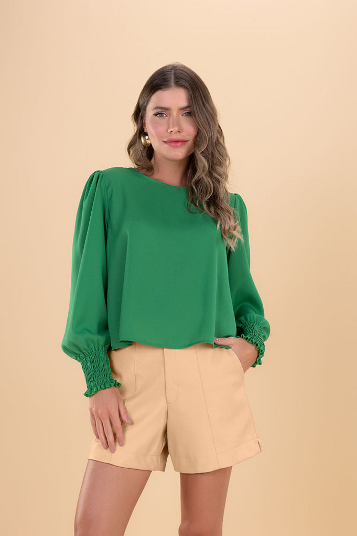 Blusa em crepe