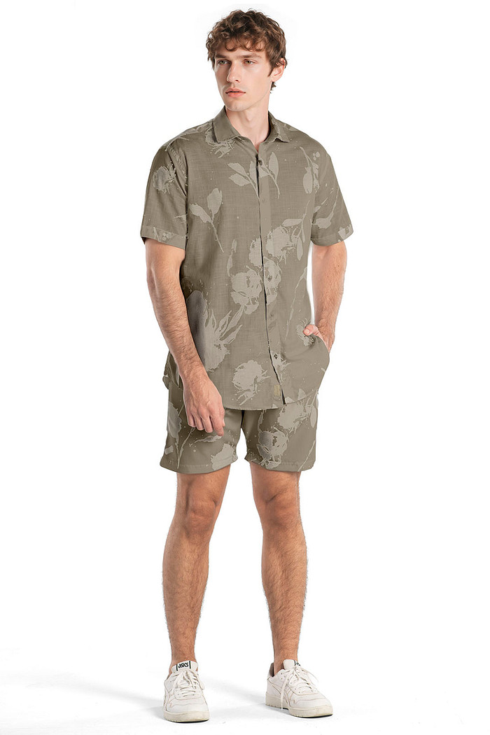 Camisa comfort em tecido verano flamê Aurus