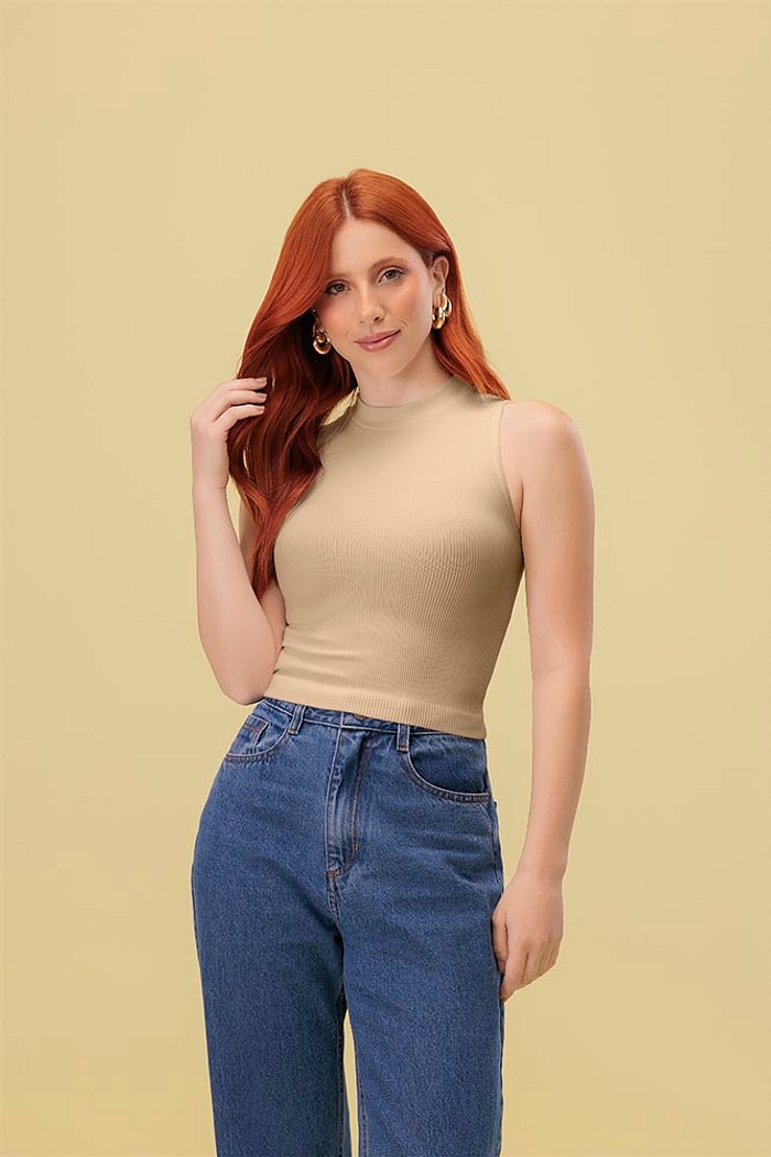 Blusa regata nadador seamless