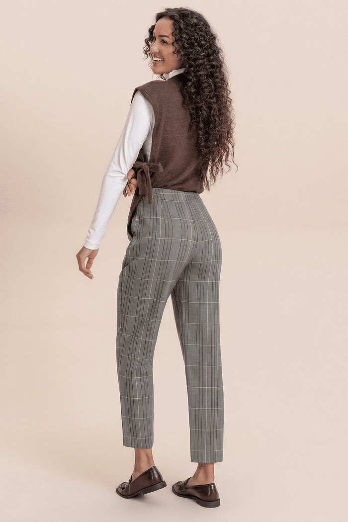 Calça xadrez Angel