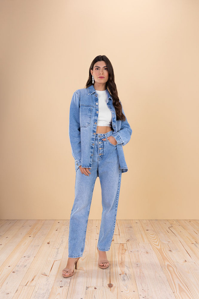 Camisa blue em jeans