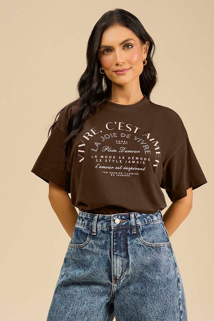 Blusa Amour em meia malha