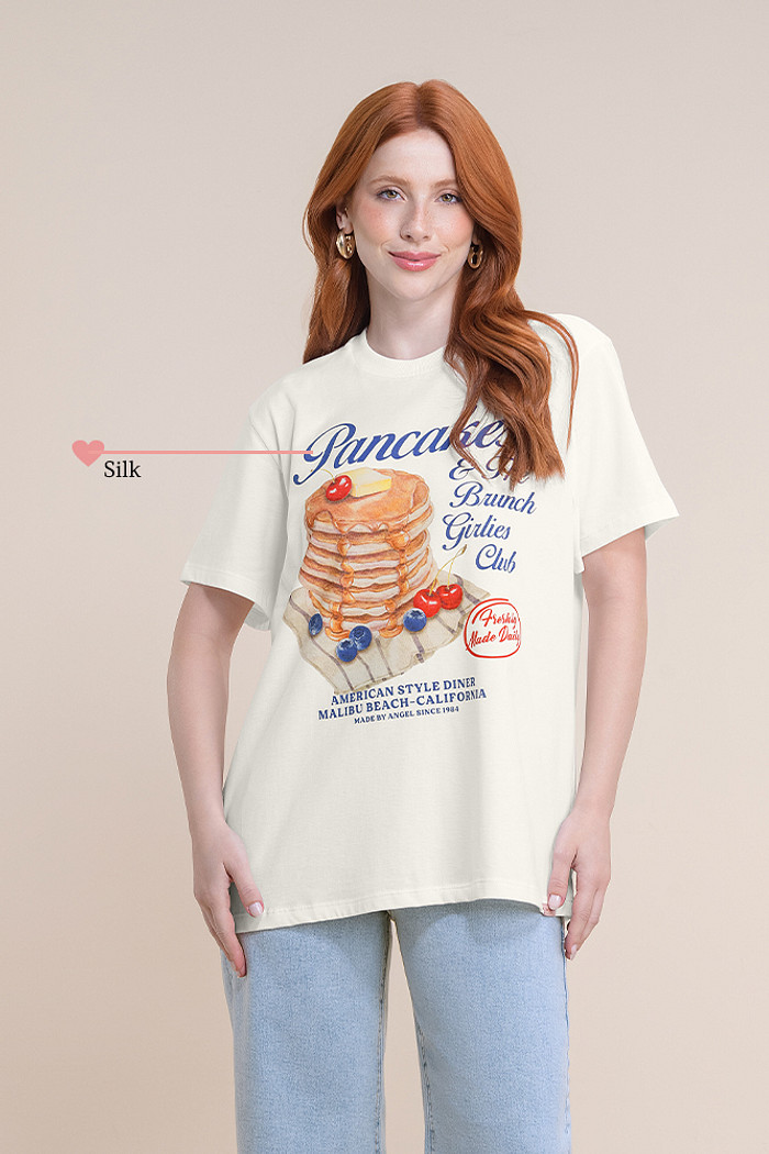 Blusa meia malha food silk