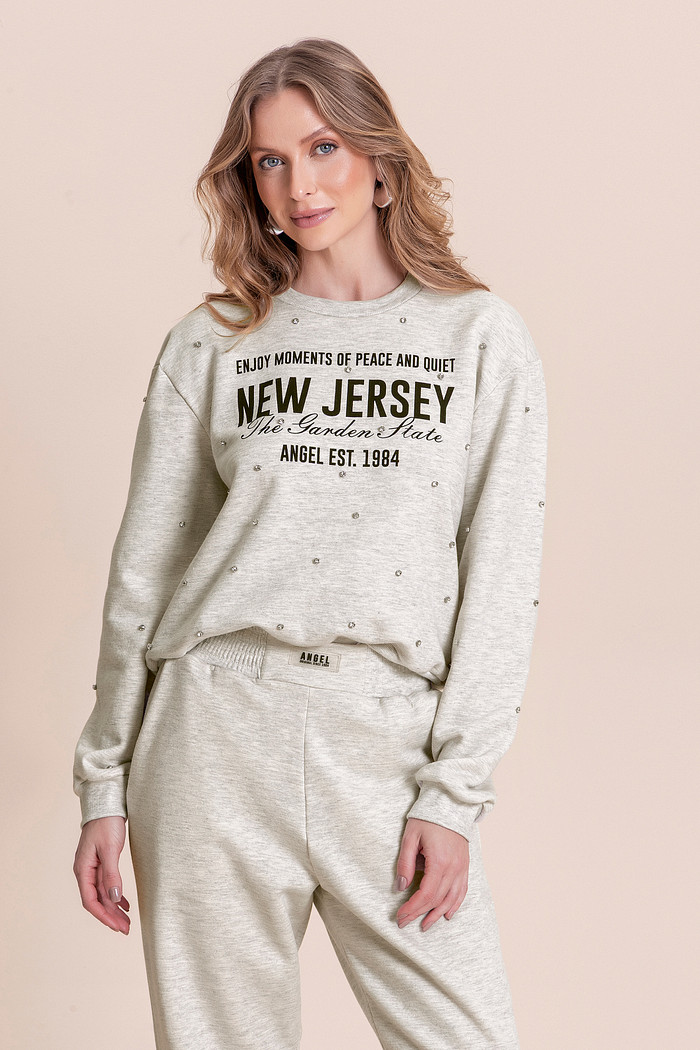 Blusão moletom Angel