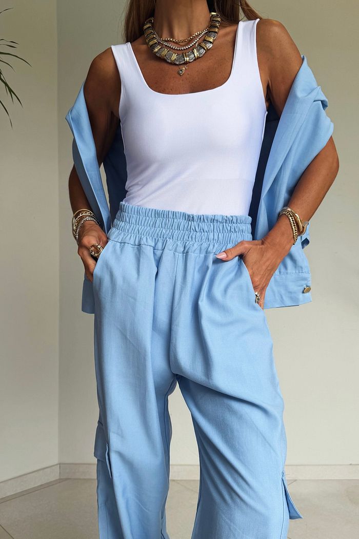 Conjunto Alfaiataria Marrant Royale na Cor Azul