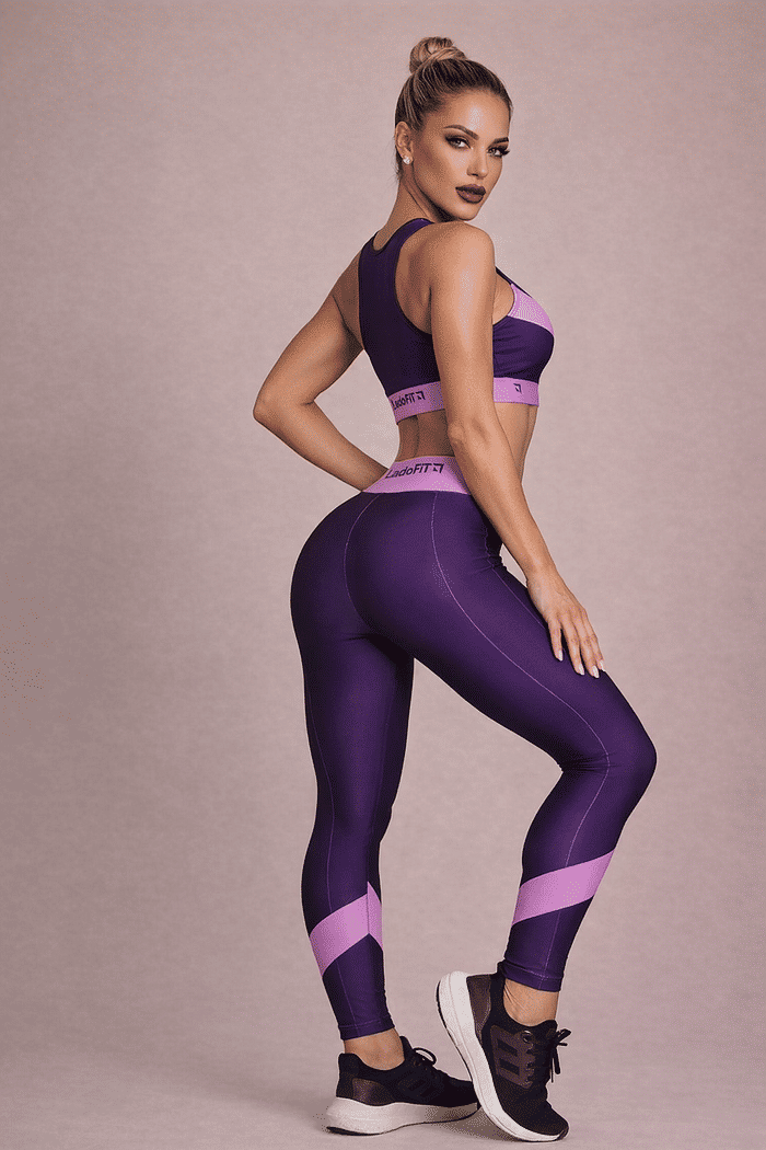 Calça Legging Elodie Mauve