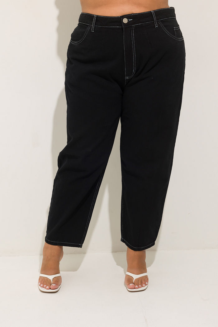 Calça Jeans Baggy Plus Size Gabi Berri