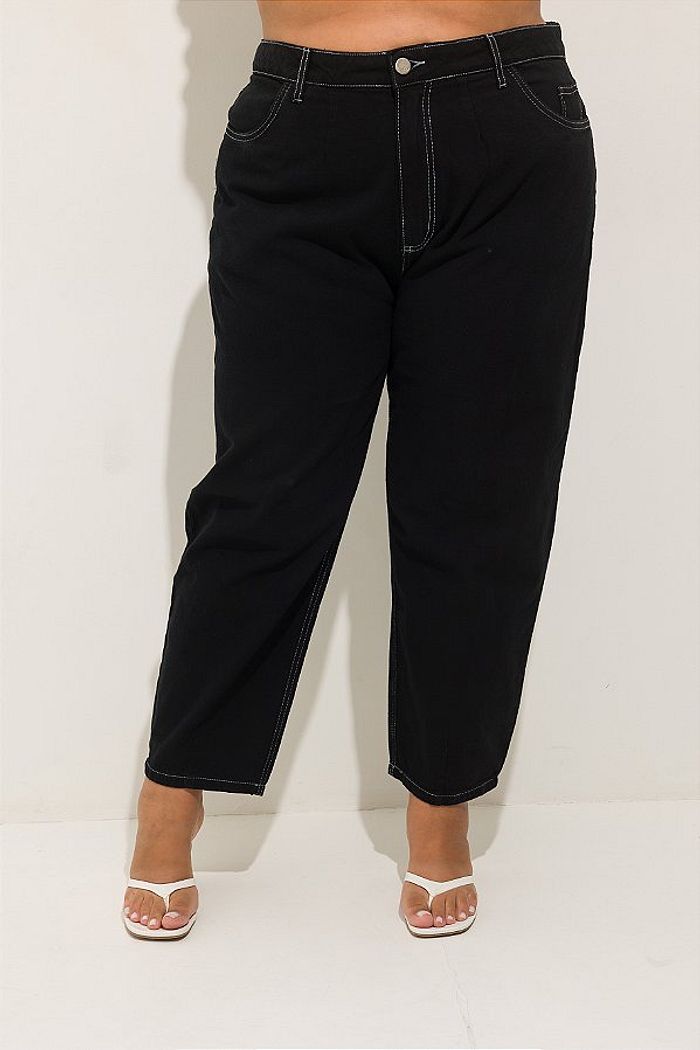 Calça Jeans Baggy Plus Size Gabi Berri