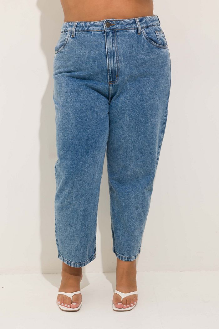 Calça Mom Jeans Vintage Plus Size Carolina