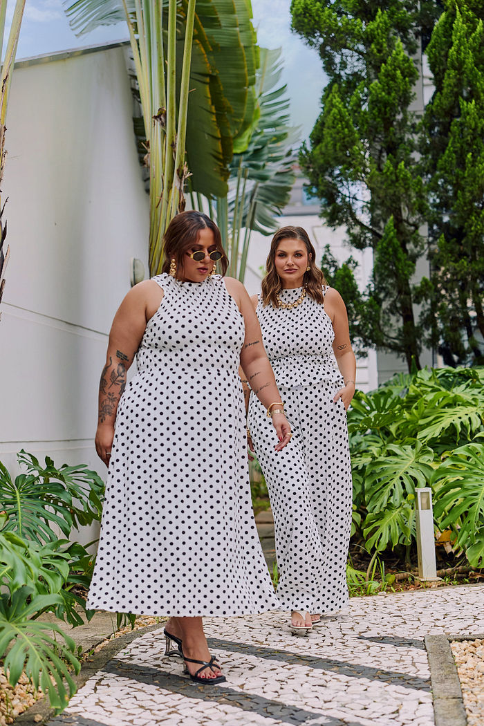 Vestido Alice Poá Branco