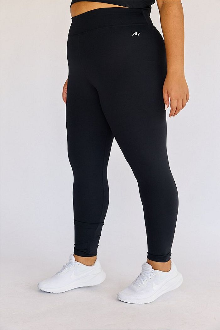 Legging Fitness Plus Size Preta