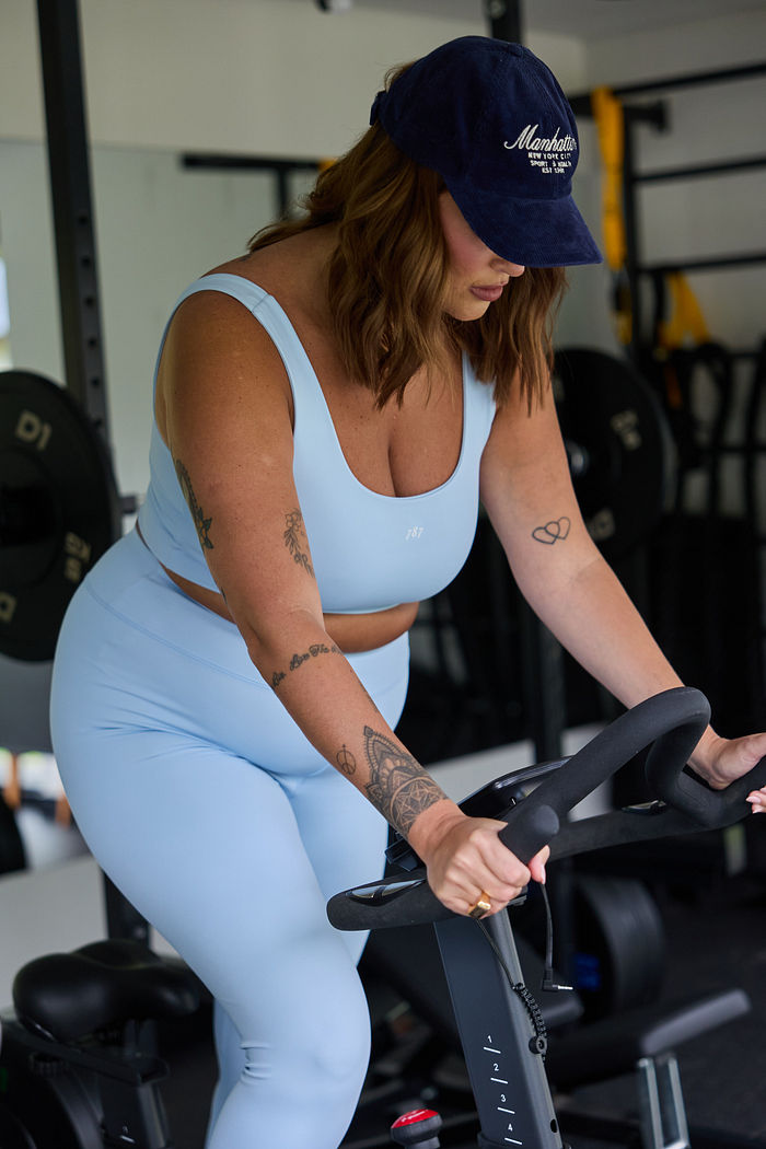 Legging Fitness Plus Size Azul Serenity