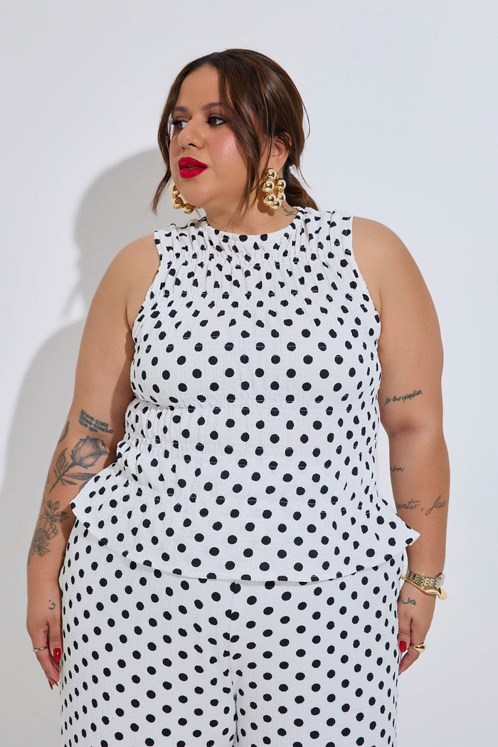 Regata Alice Poá Branco