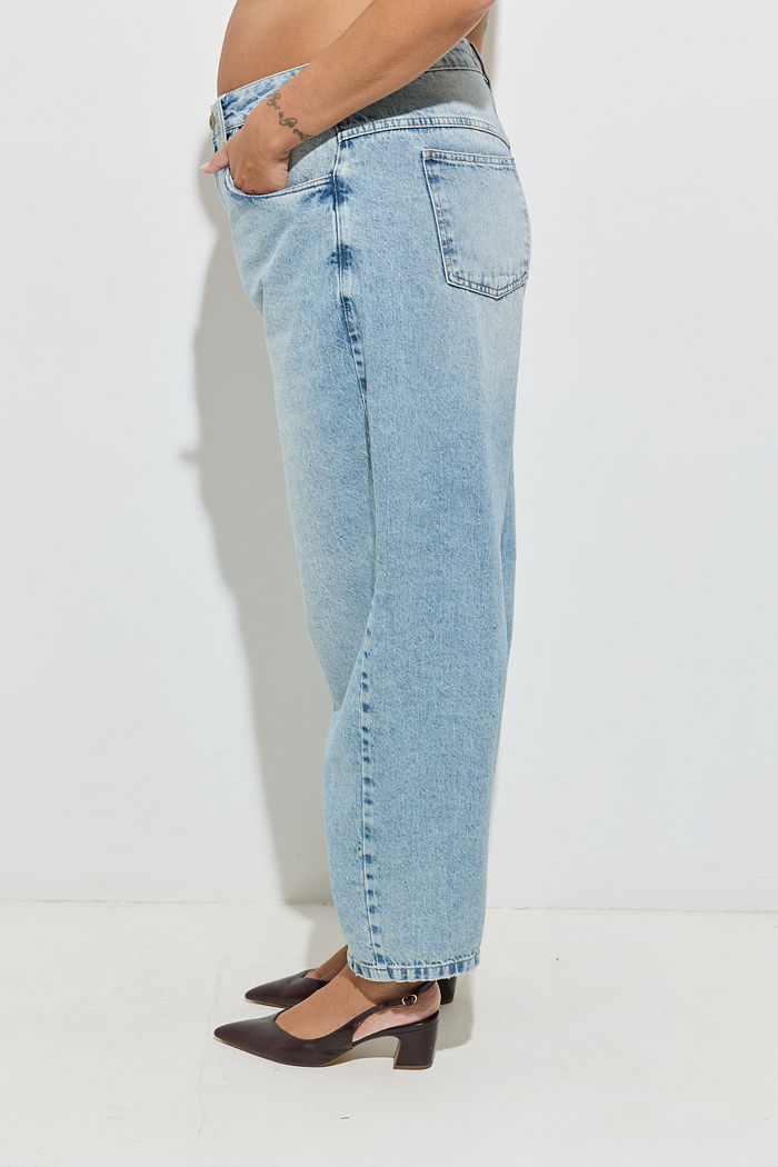 Calça Jeans Barrel Plus Size Raquel