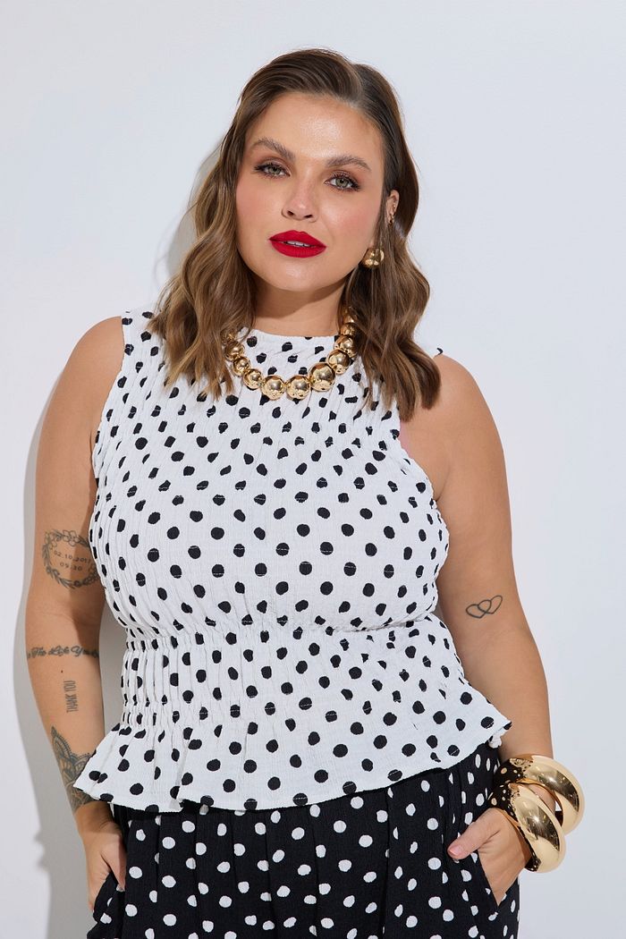 Regata Alice Poá Branco