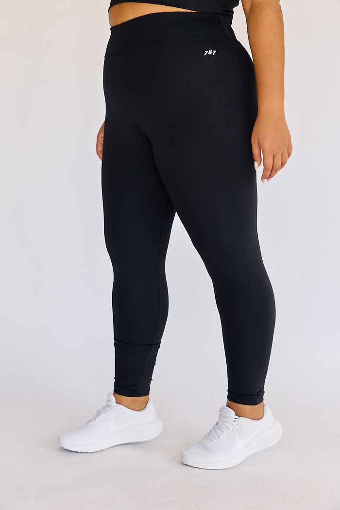 Legging Fitness Plus Size Preta