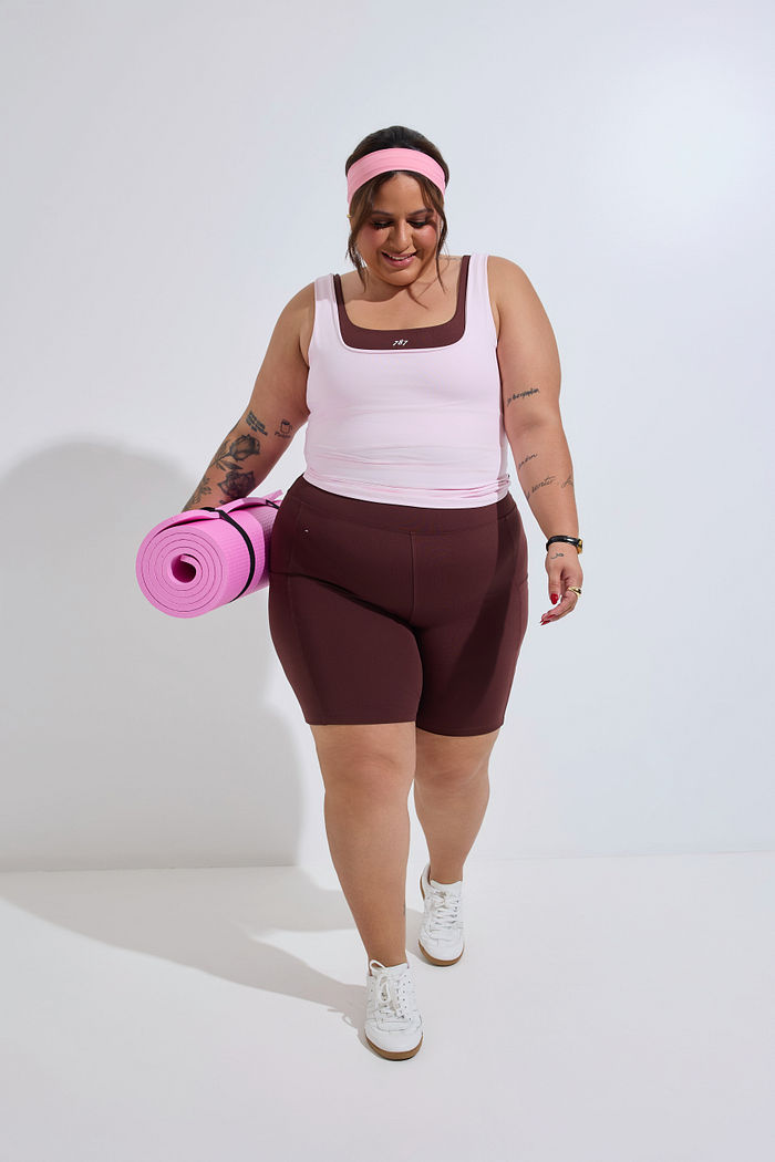 Top Fitness Plus Size 787 Mocha