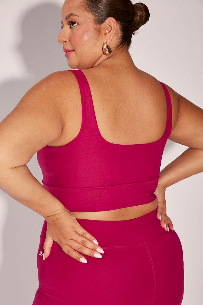 Top Fitness Plus Size 787 Vinho