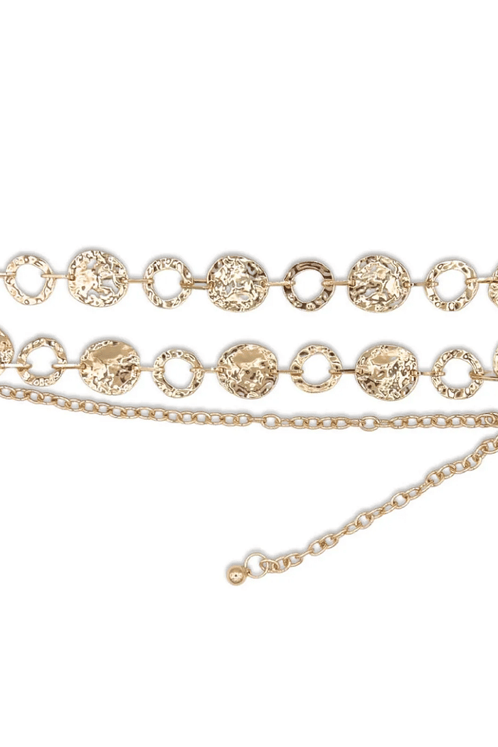 Cinto metal feminino orgânico