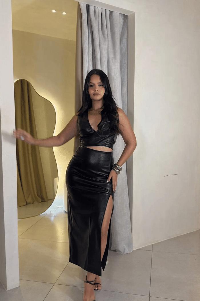 Saia mídi courino Texas