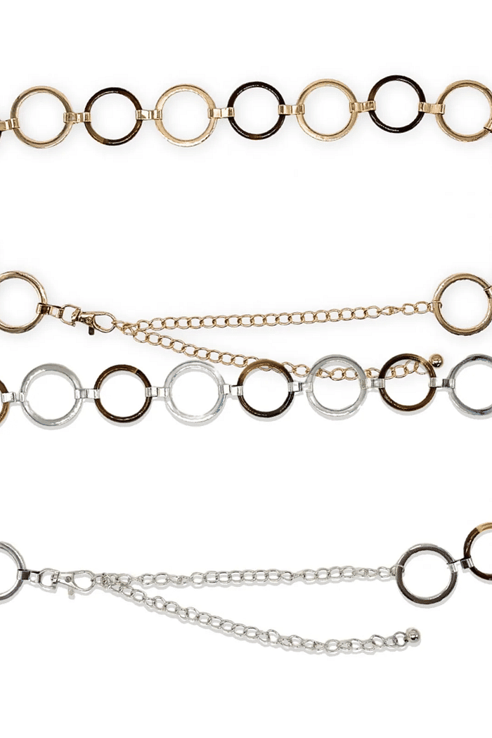 Cinto argola metalico  